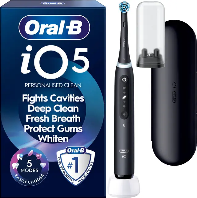 Oral-B iO5N elektrisk tandbørste 067713 (mat sort)