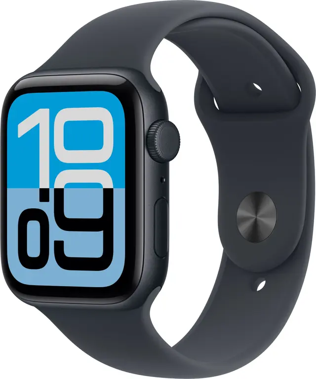 Apple Watch SE 3 44mm GPS (Midnat Aluminium/Midnat Sport Band) M/L