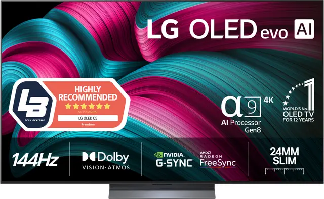 LG 77" C5 4K OLED evo TV (2025)