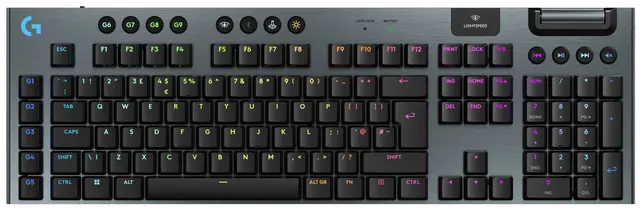 Logitech G915 X Lightspeed trådløst taktilt gamingtastatur (sort)