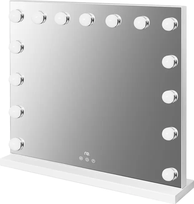 re. Hollywood-spejl 15 LED