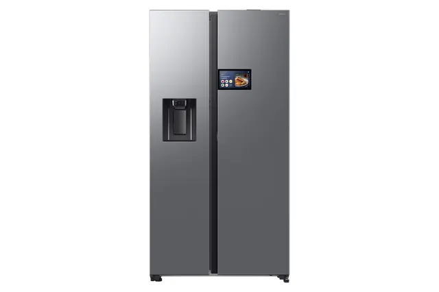 Samsung side-by-side køle-/fryseskab RS90F64EDTEF (rustfrit stål)