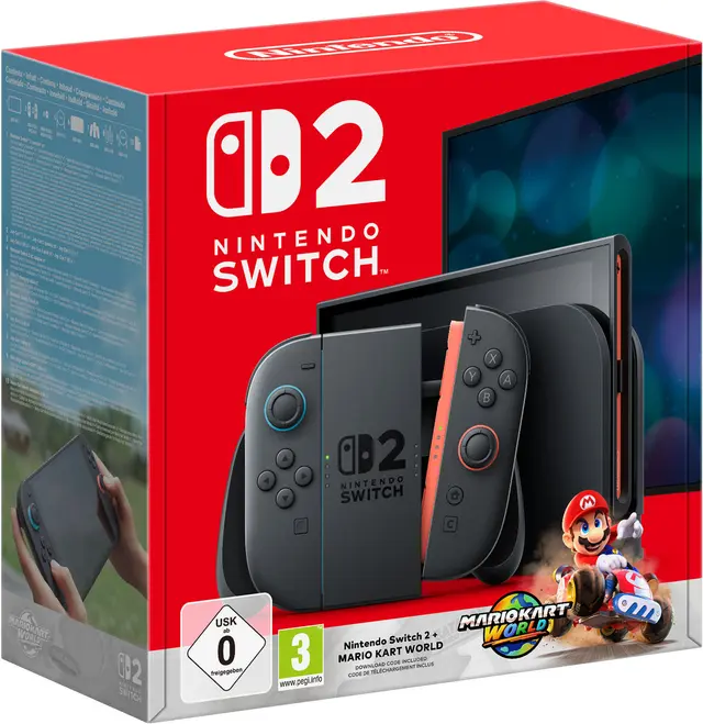 Nintendo Switch 2 spilkonsol (Mario Kart World bundle)