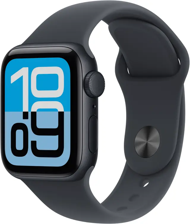 Apple Watch SE 3 40mm GPS (Midnat Aluminium/Midnat Sport Band) S/M